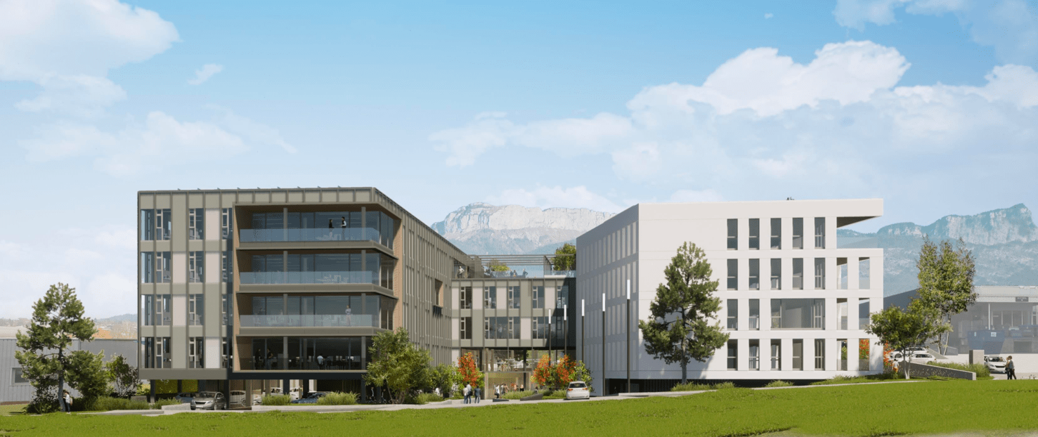 Annecy le vieux – Le Cairn – CAD INVEST – construction d’un bâtiment de bureaux (9000 m2)
